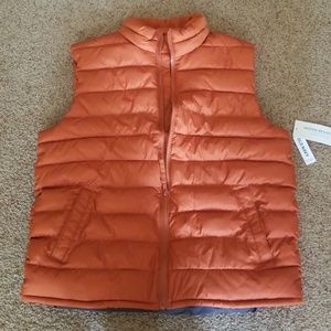Old Navy burnt orange puffer Vest